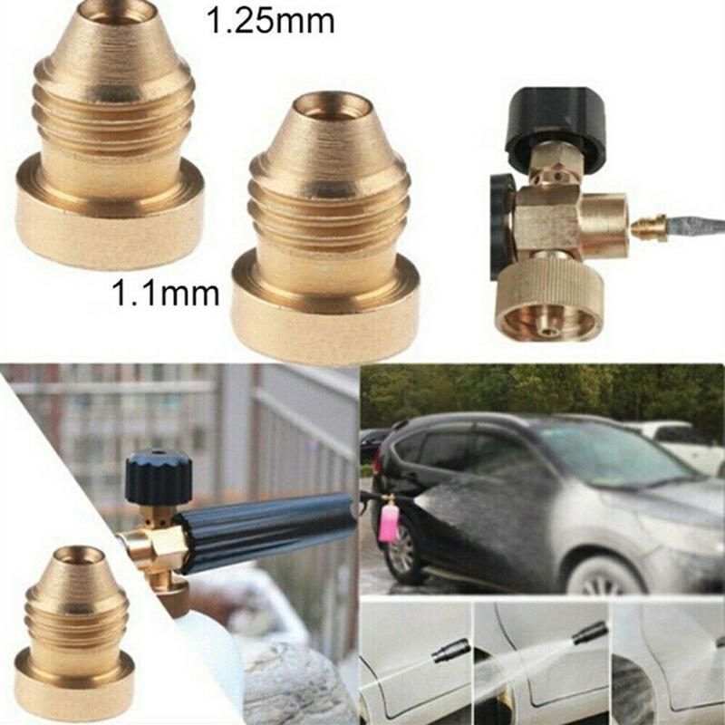 1.1Mm/1.25Mm/1.4Mm Foam Cannon Orifice Nozzle Tips Thread Nozzle