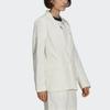 Adidas Originals Blazer Solid Color Casual Suit Jacket Women Jackets Han-Jade-White H56445