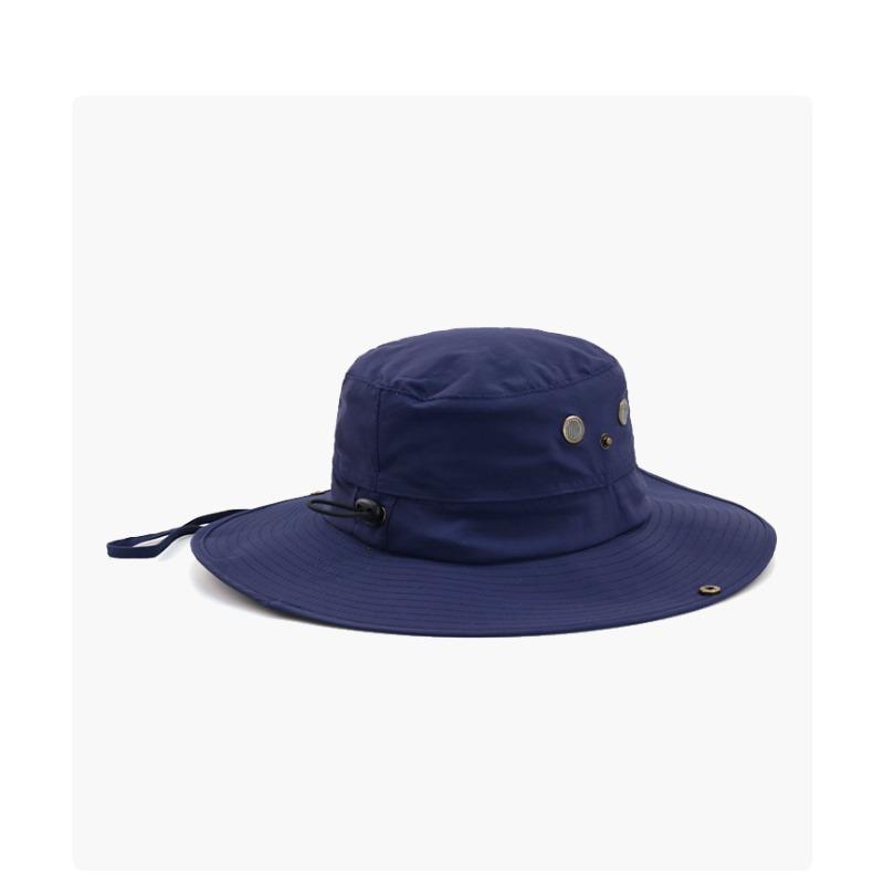 Hiking Bucket Hat Men and Women Summer Sunscreen Tooling Hat Breathable Outdoor Fishing Camping Cowboy Hat