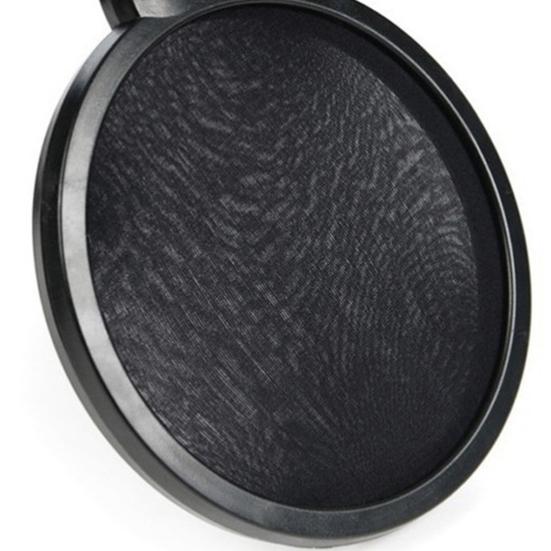 MIC Pop Filter Anti-shake Wind-proof Double-layer Plosives Reduction Condenser MIC Wind Screen for Recording