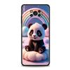 Baby Panda Phone Case Cover  for Xiaomi Poco F7 Ultra F6 F5 F4 F3 X6 X5 X4 X3 NFC C51 C55 M4 GT 5G Soft TPU Shell Fundas Capas