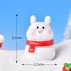 Cartone Animato di Natale Animale Maiale Pupazzo di Neve Albero di Natale Albero di Natale Decorazione Scena di Neve Accessori Palla di Cristallo