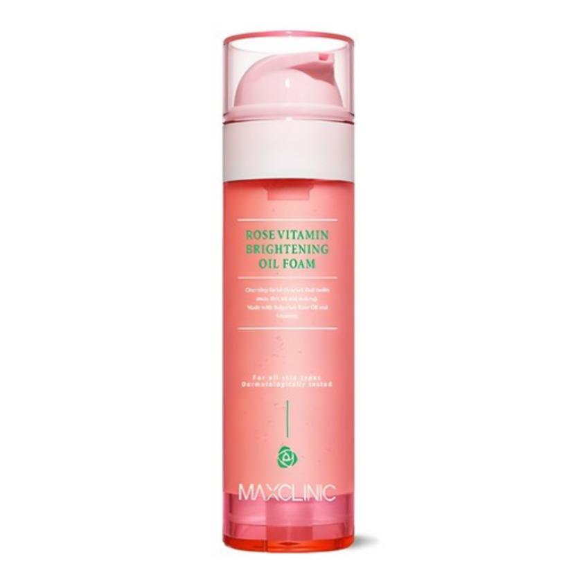 MAXCLINIC Rose Vitamin Brightening Oil Foam 110g Korea Beauty