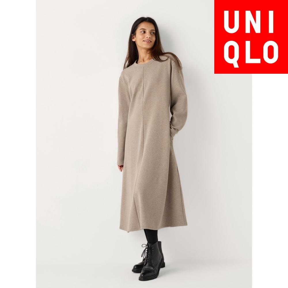 

Платье из джерси Uniqlo Japan Brushed, короткая длина