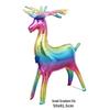3D Golden Reindeer Aluminum Foil Balloon - Christmas Party Decoration