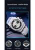 SANDA 7027 Luminous Waterproof Quartz Men's Wristwatch with Stud Accents