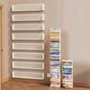 Simple Metal Picture Book Sorting Rack Punch Free Ultra Narrow Art Bookshelf Space Saving Picture Book Storage Rack School