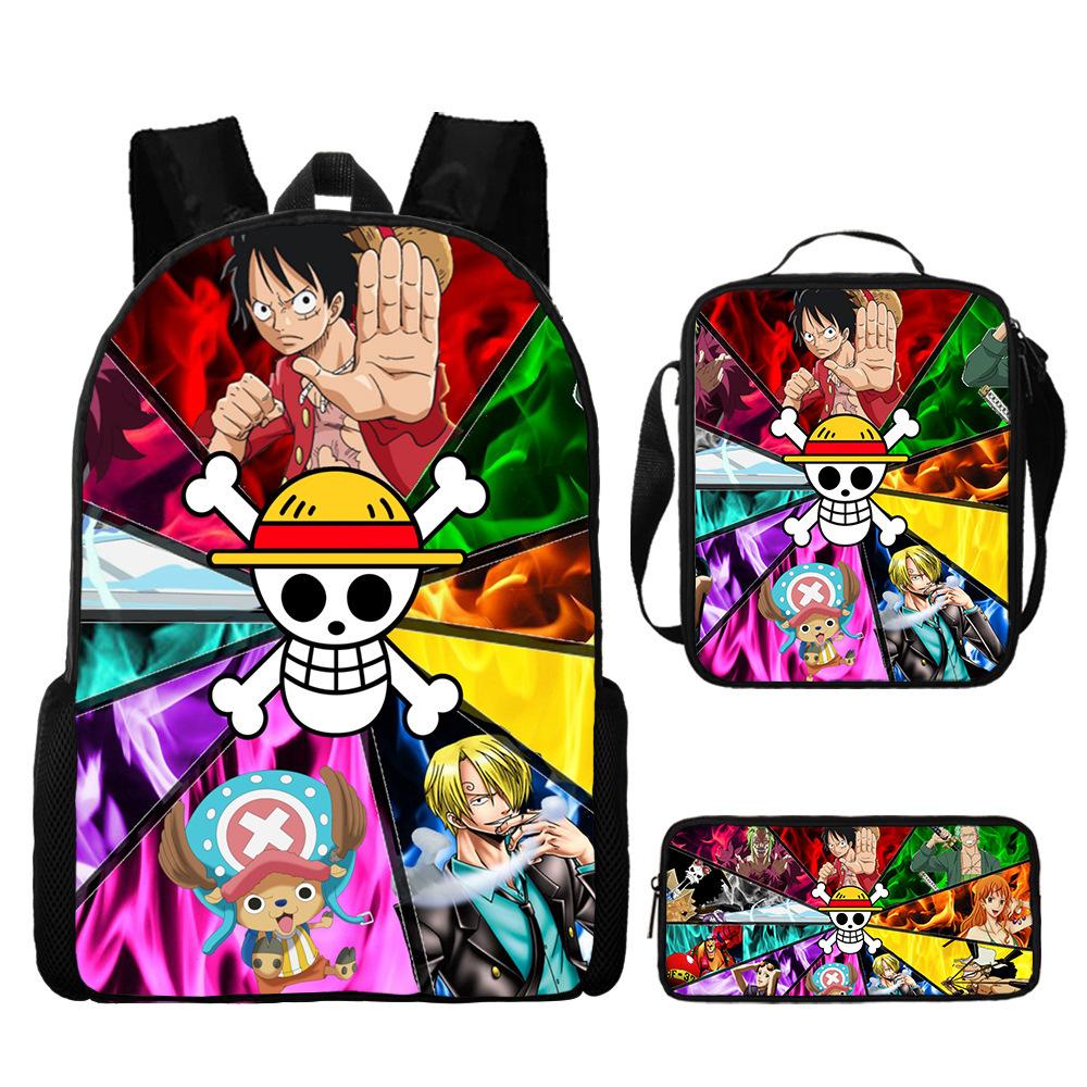 Школьный рюкзак One Piece, набор из трех предметов 7528 Three piece set
