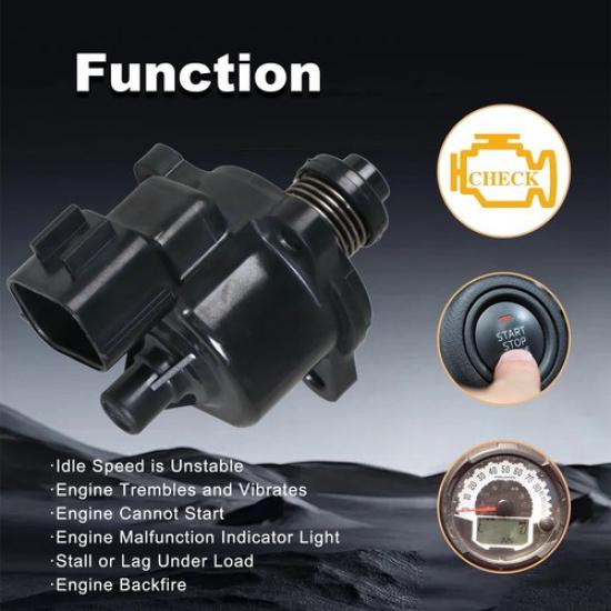 1Pcs Black New Idle Air Control Valve IAC for Polaris Ranger 800 2012-2015