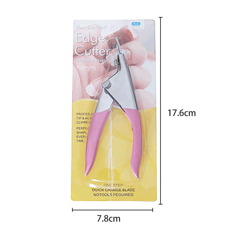 U-Shaped French False Nail Scissors Acrylic Tips Capsuales Cutter Nail Clipper Professional Fake Nail Tips Cutter Manicure Tools