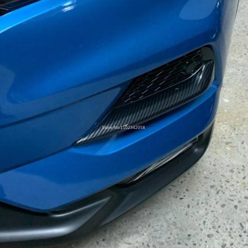 For Nissan Qashqai J11 2018 -  Chrome Carbon Fiber Front Rear Back Fog Lights Lamp Cover Trim Bumper Reflector Accessories