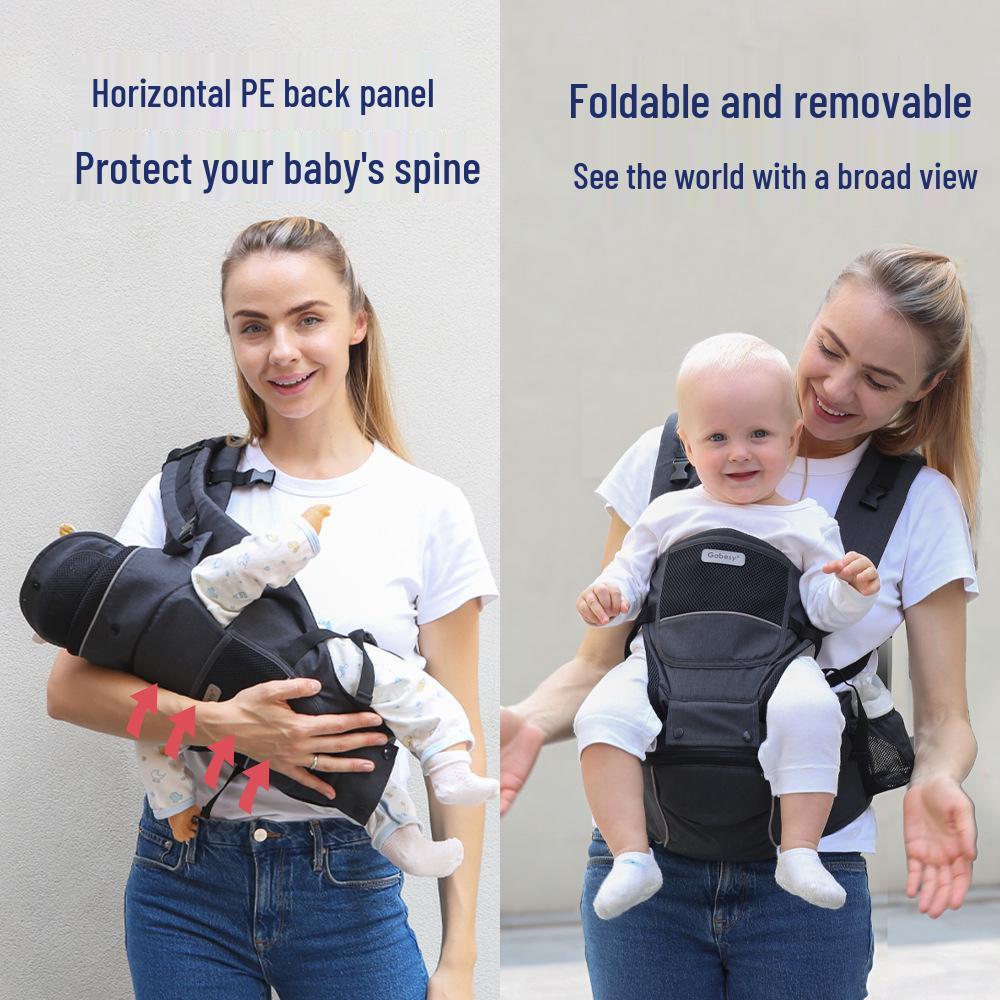 Premium Cross-Border Baby Carrier Waist Stool for Newborns - Horizontal & Front-Facing, Multifunctional Design