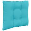 Outdoor Sofa Cushions 3 pcs Turquoise Polyester