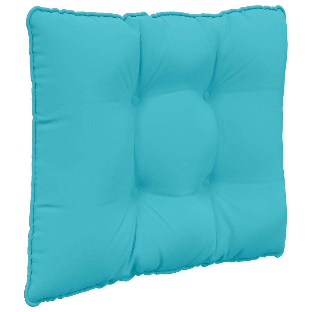 Outdoor Sofa Cushions 3 pcs Turquoise Polyester