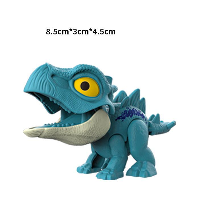 Mini Finger Dinosaur Anime Action Figures Toys Funny Simulation Dino Interactive Biting Hand Creative Tricky Tyrannosaurus Model