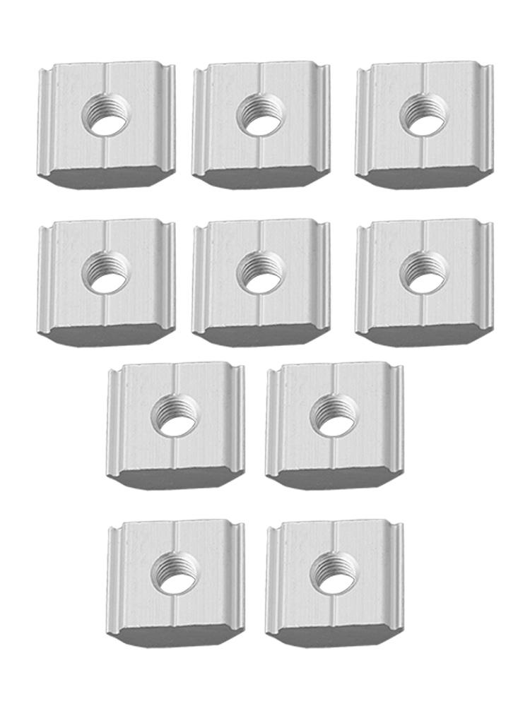 10Pcs Solar Panel Mounting Aluminum Alloy For Framed Panels PV Bracket 20x23.7x9mm/0.78" X 0.9" X 0.35" Brackets Clamp