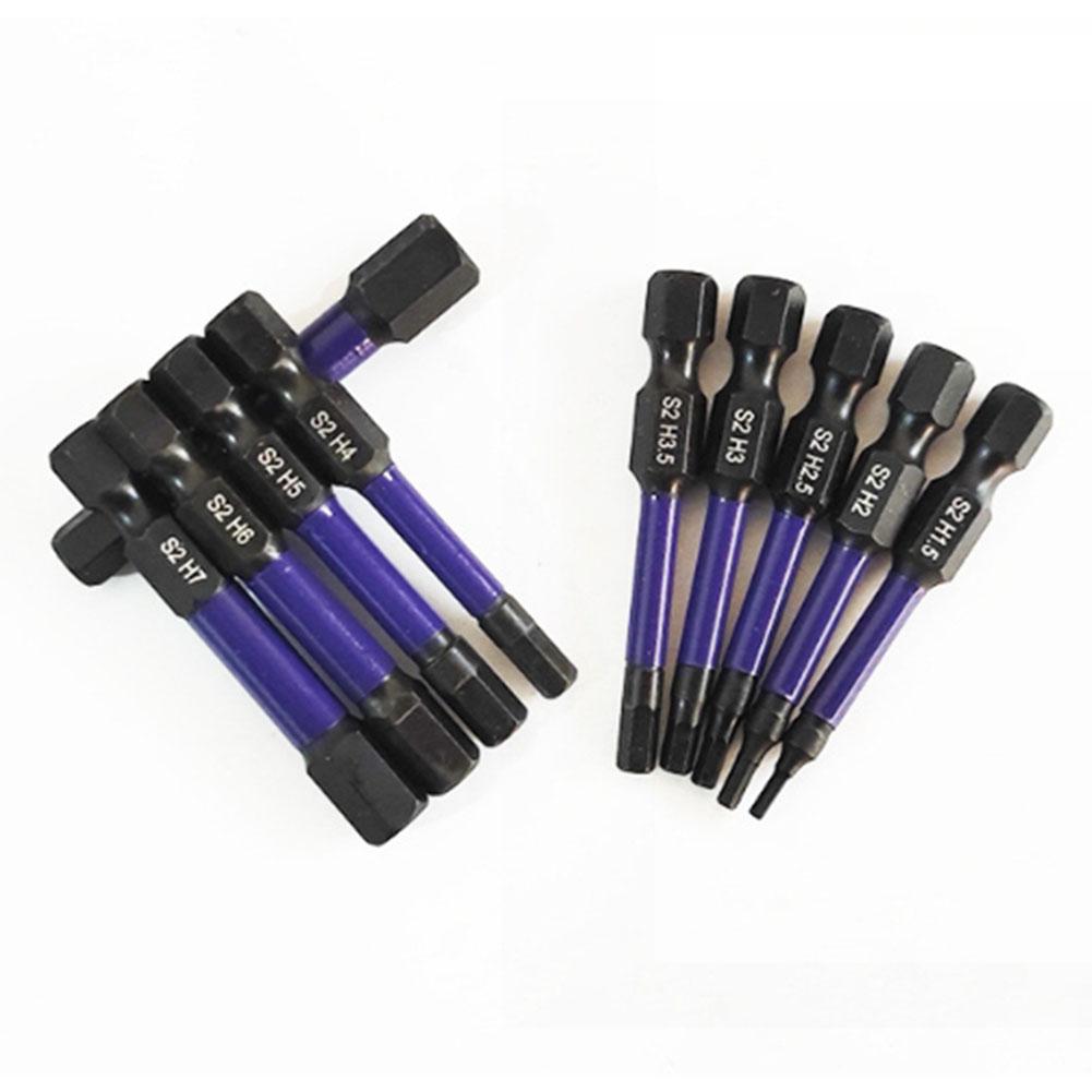 Hex Head Screwdrivers Bit H1.5-H6 High Quality Magnetic