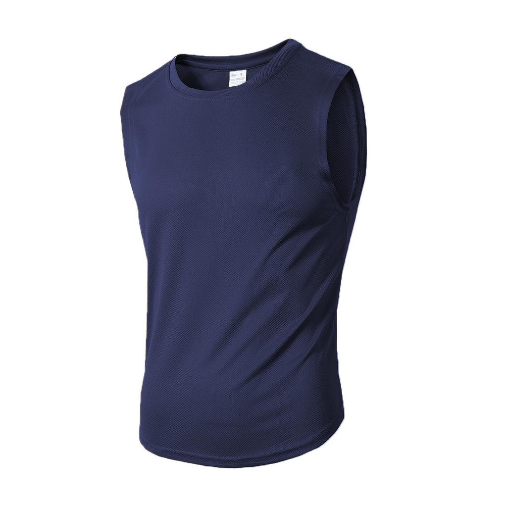 Men Summer Sports Fitness Sleeveless Tank Top Breathable Quick Dry Solid