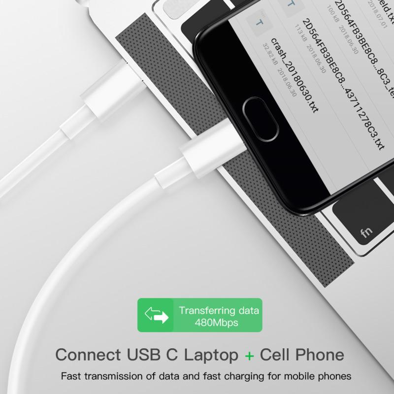 Type C to Type C Cable for Macbook Samsung S20 S10 Google Pixel 4 3 PD 100W QC3.0 Fast Charger Data Cable USB-C Type-C Wire Cord