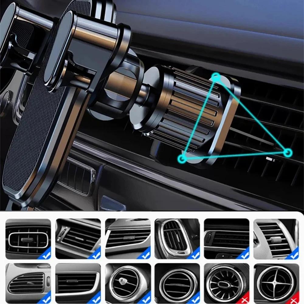 Neue universelle Autohalterung Schwerkraft Auto Handyhalter für Volvo XC90 V90 V60 XC60 V40 S80 S60 S90 C40 XC40 V70 XC70 C30 Zubehör