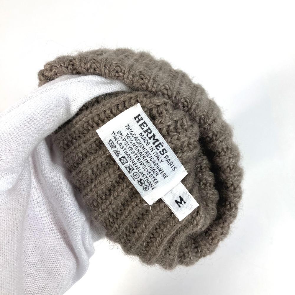 Hermes Serie Logo Philippa Fingerless Gloves Cashmere / Mohair Gray Based