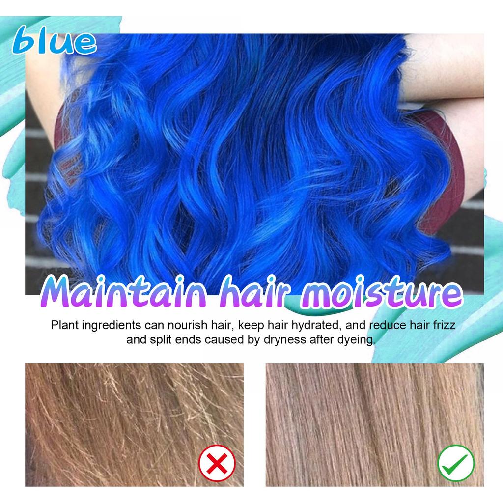 Crème colorante pour cheveux, cire pour cheveux, cire colorée pour cheveux, teinture naturelle pour cheveux, développement de la couleur sans abîmer les cheveux, 120 g