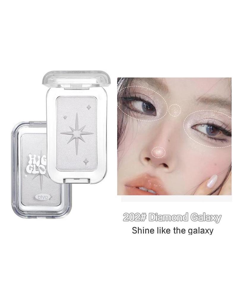 Biya Highlighter Matte Pearlescent Long-lasting Fine Shimmer Brightens And Enhances Three-dimensional Effect Shiny Highlighter