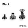 Fashion Luxury 10pcs For Screw Nail Rivets For Leather Craft Belt Wallet Brass Craft Nail Rivets Screws Cloth Button Decoration Nail DIY Scrapbook