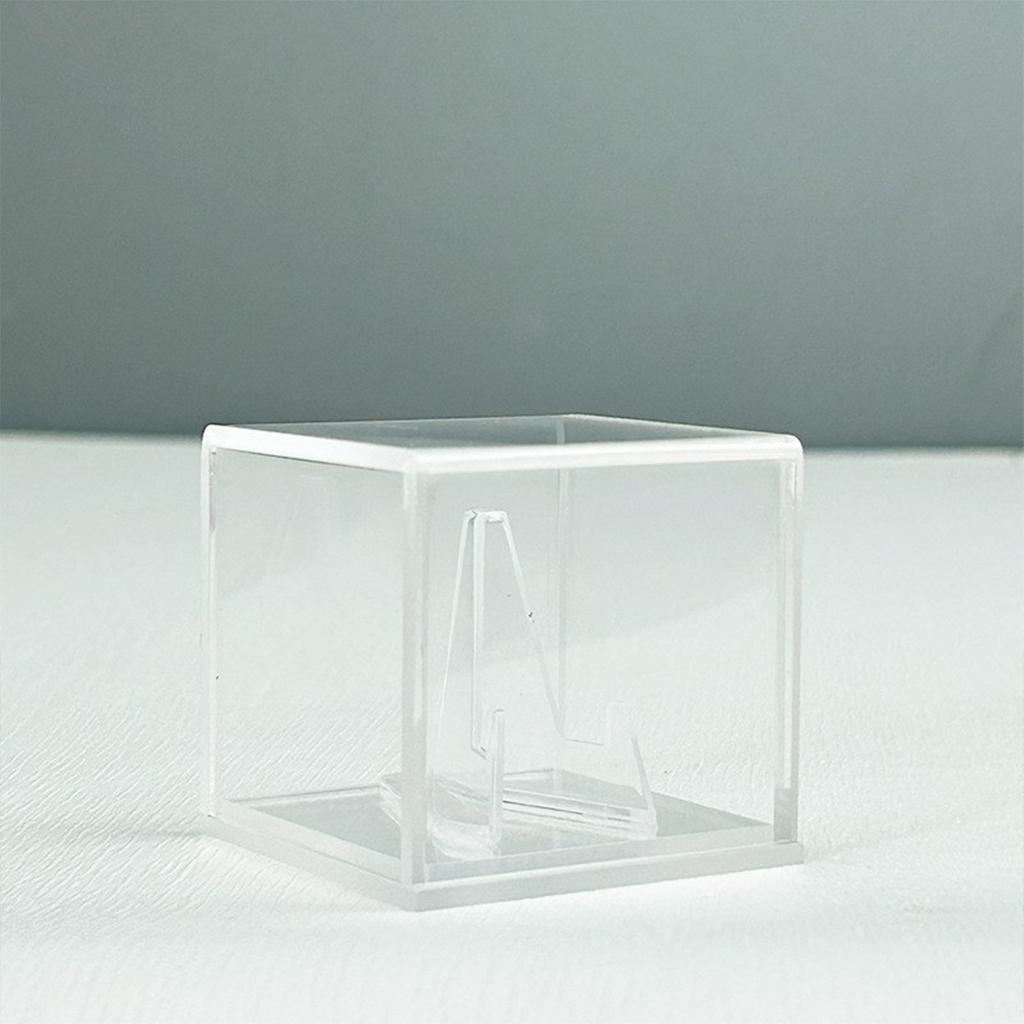 Acrylic Showcase Box Small Items Organizers Suitable for Rings and Picks Perfect for Collectors and Music Enthusiasts