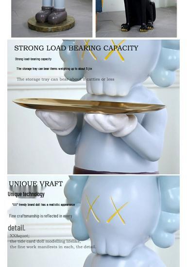 Kaws Large Bear Ornament: Trendy Nordic Light Luxury Living Room Decor and Housewarming Gift
