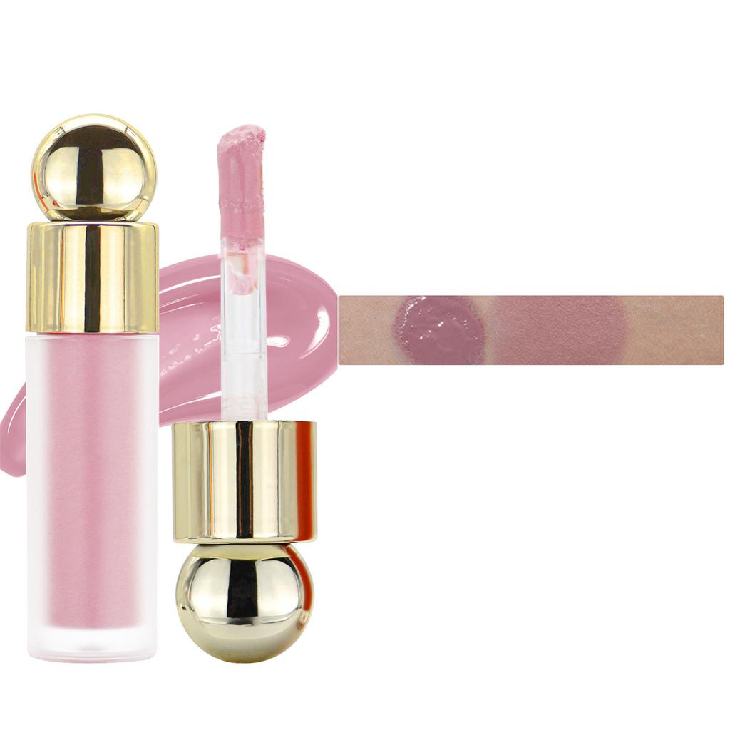 Tekutá tvářenka pro rozzářený vzhled - Jemná, vrstvitelná barva na tváře, Dlouhotrvající přirozený make-up pro ženy