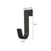 2/4/6pcs Multi-Purpose Hooks Kitchen Cabinet Door Back Hook Hanging Rack Clothes Coat Hat Towel Hanger Storage Hook Bathroom Accessories