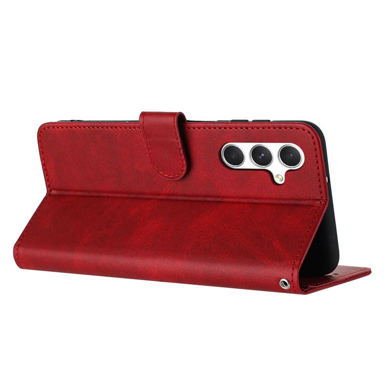 Magnetic Flip Cover Leather Case For Samsung Galaxy M56 M16 M06 M35 M55 M15 M05 F05 F06 F16 5G Cases Solid color Skin Wallet Bag