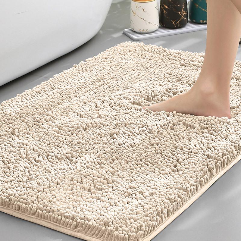 Water-absorbent Non-slip Foot Mat,Chenier Carpet,Bathroom Mat, Anti Slip Carpet, Bathroom Floor Mat