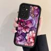 Case for Samsung Galaxy A34 A23 A12 A32 A56 A14 A33 A24 A13 A26 A22 A36 A16 Soft Shell Marble Flower