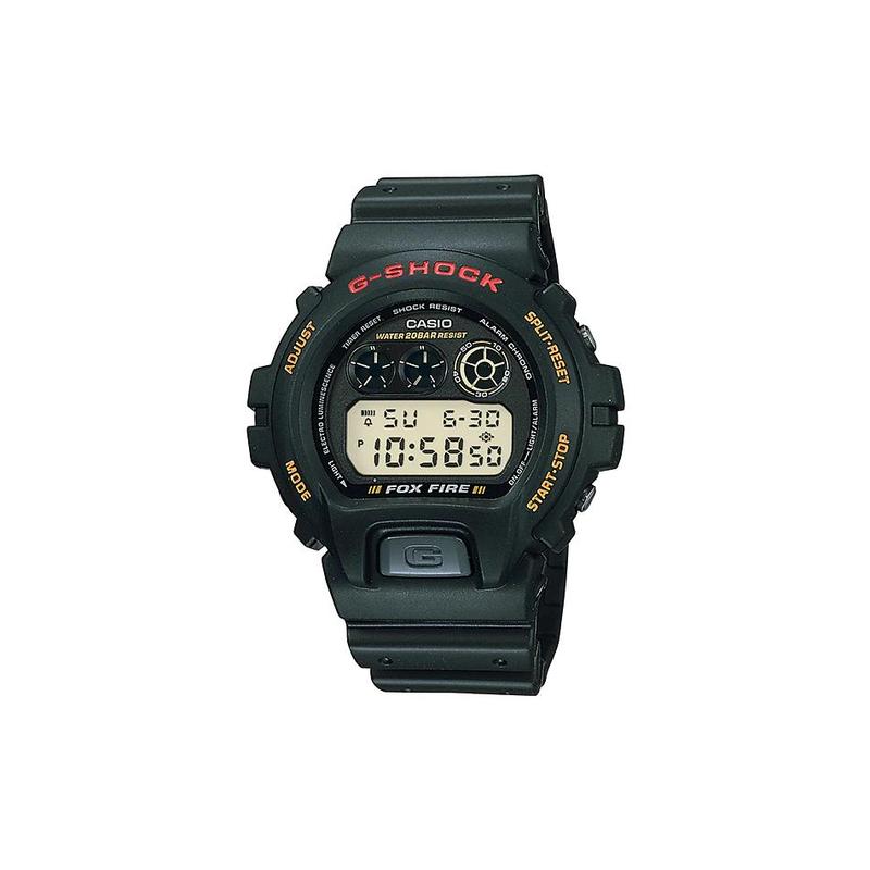 

Casio G-SQUAD series 200 meters waterproof fashion item classic versatile watch quartz movement resin strap Japanese and Korean watch men s DW-6900B-9 чёрный