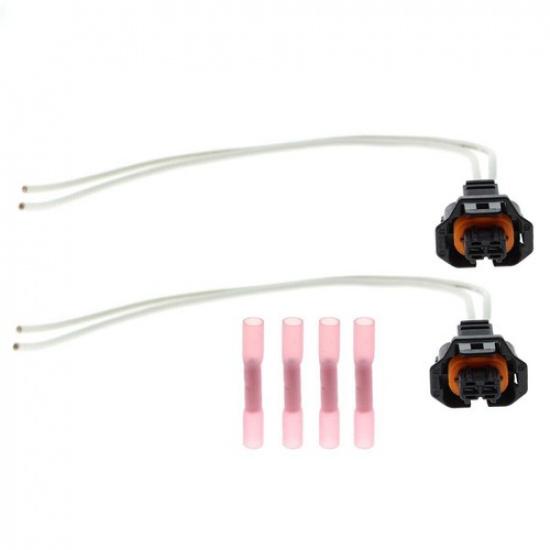 Für 6.6L DURAMAX LLY LBZ Kraftstoffinjektor Pigtail Stecker & Schrumpfschlauch 2 Stück