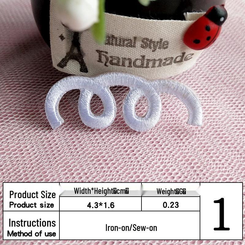 In Stock: Cute Mini Star Embroidery Patch for Clothing Decoration