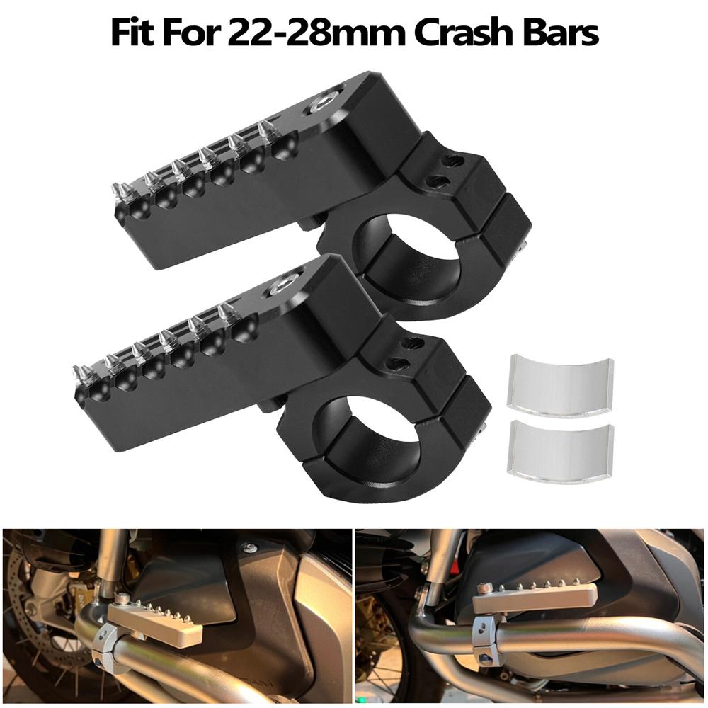 22‑28mm Crash Bar Highway Pegs for BMW R1200GS R1250GS ADV Motorcycle