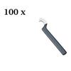 Qty 100 x Standard Metal Beer Faucet Wrench Heavy Duty Faucet Spanner with Soft Vynil Grip Tight faucets to Beer Shank and Tower