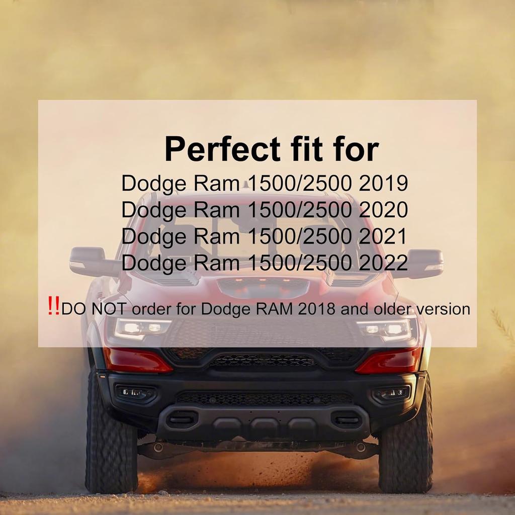 Bed Rail Stake Pocket Covers For Dodge Ram 1500, Rear Truck Tonneau Covers, Stake Hole Caps Plugs, Apply To 2024 2025 Dodge Ram 1500 2500