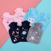 Explosion-Proof Portable Hot Water Bottle – Cartoon Design, Reusable Hand Warmer for Winter