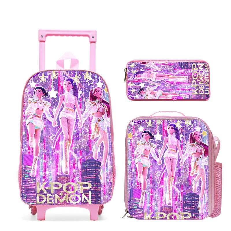 Kpop Witch Hunter Girl Group Schoolbag High Definition Printing Casual Crossing Border Lightweight Tie Rod Backpack One Piece Hair