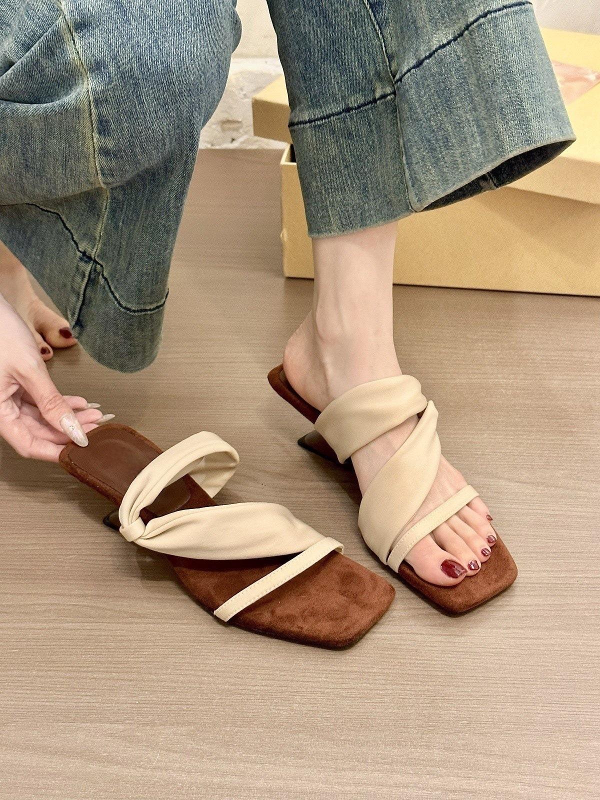 

Ретро стиль Spice Girl! Сандалии из замши с квадратным носком и танкеткой, женские летние сандалии-обертывания с открытым носком 35 абрикосовый