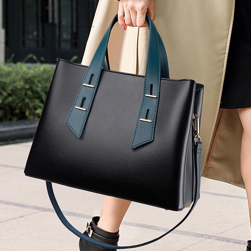 2025 New Collection Printed Handbag Large Capacity Commuter Women Crossbody Bag with High-quality Soft Leather Shoulder Bag