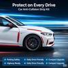PVC Car Bumper Anti‑Scratch Strips Universal Door Edge Guard Anti‑Collision Protector Trim Auto Exterior Accessories