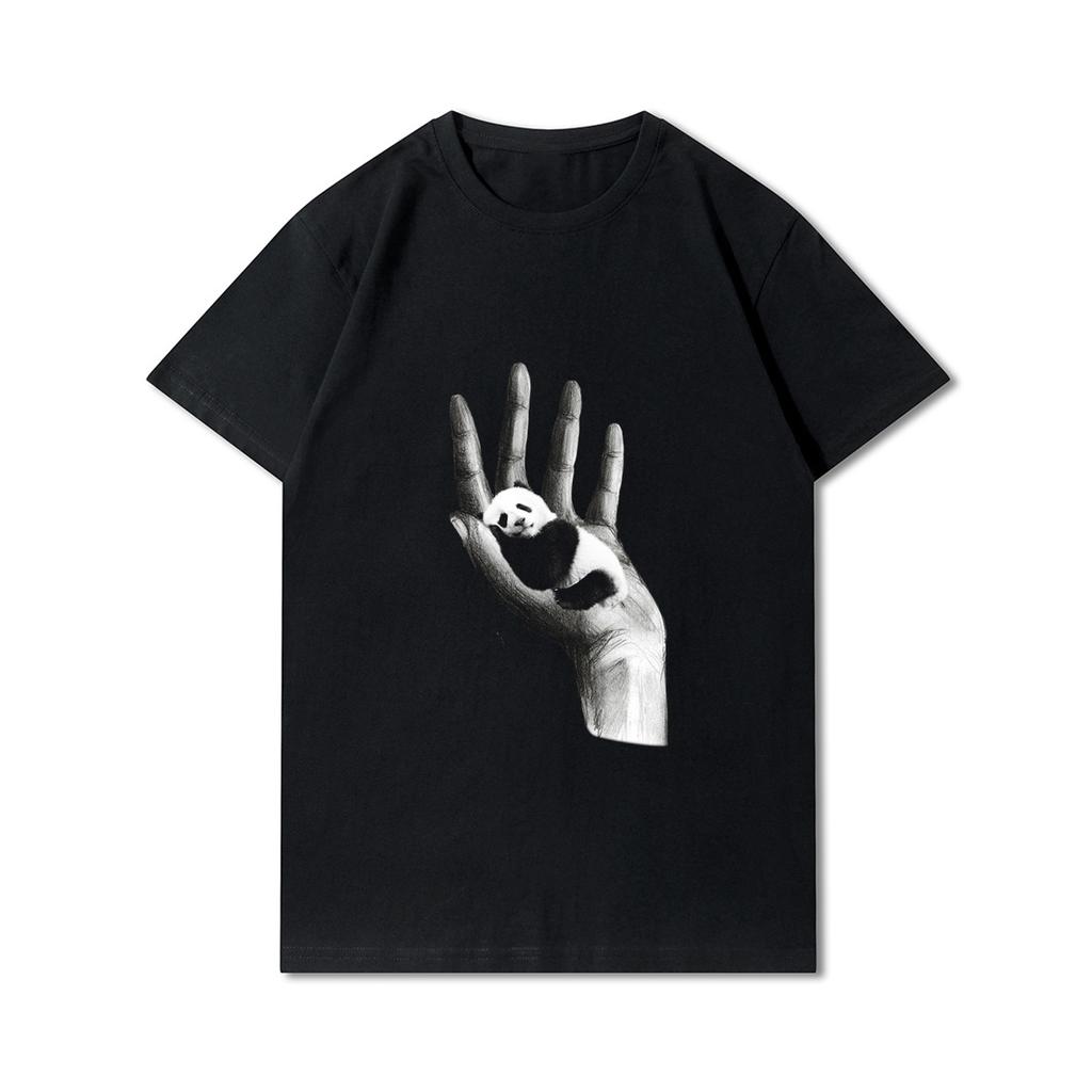 Anime 100 Muster Sommer Übergröße T-Shirts für Männer Buchstaben Bedruckt Lässige Kurzarm Oberteile 100% Baumwolle O Hals T-Shirts