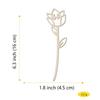 12PCS New 18 Kinds of Wooden Wildflower Decoration Set DIY Wooden Flower Hollow Logo Family Holiday Vase Insert Random Colors 12pcs