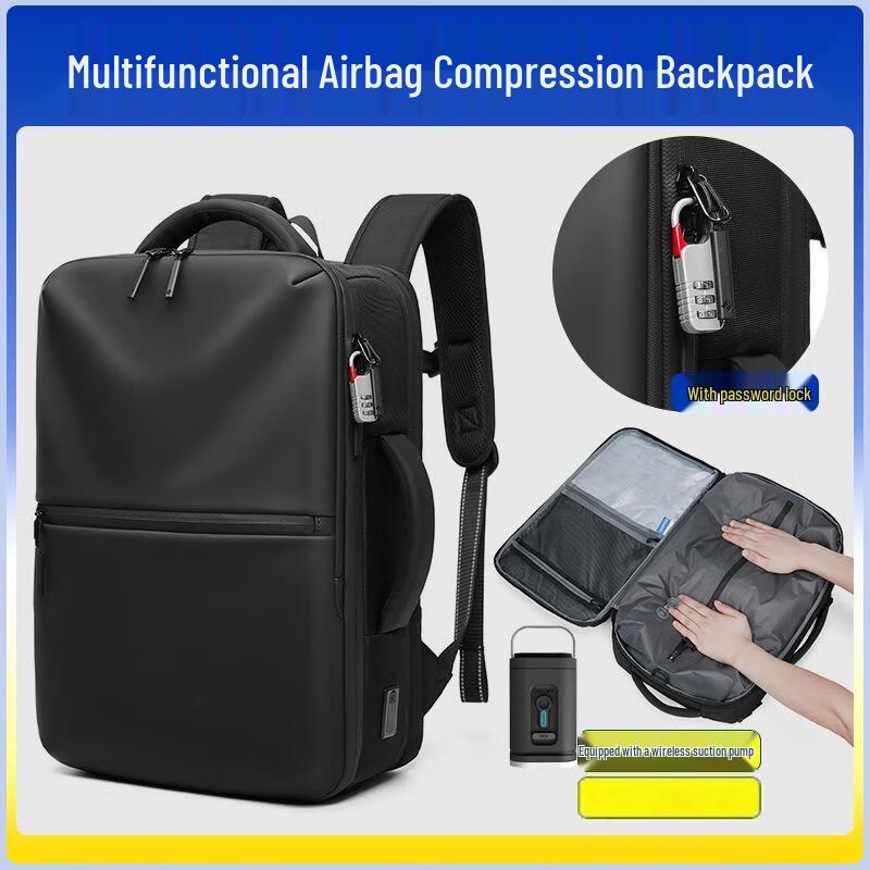 Li Shen Airbag Vacuum Compression Business Backpack