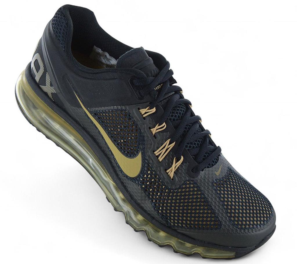 Nike Air Max 2013 - Men's Sneakers Shoes Black-Gold HQ1927-001 ORIGINAL